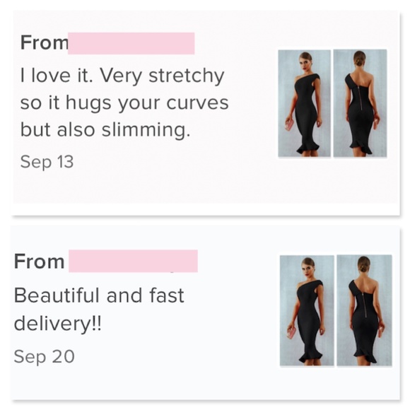 Bandage Asymmetrical Midi Dress in Black - Picture 12 of 16